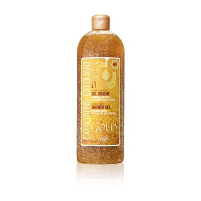 Fair & White Gold Gel Douche Argan Exfoliant 1000ml - Afro Beauty Store 