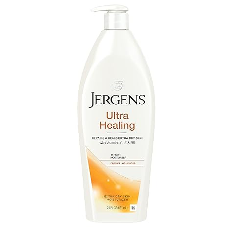 Jergens Ultra Healing Extra Dry Skin Moisturizer Lotion 21oz - Afro Beauty Store 