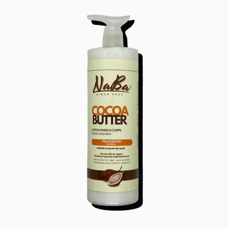 Naba - Lait Coporels Cacao 500ml - Afro Beauty Store 