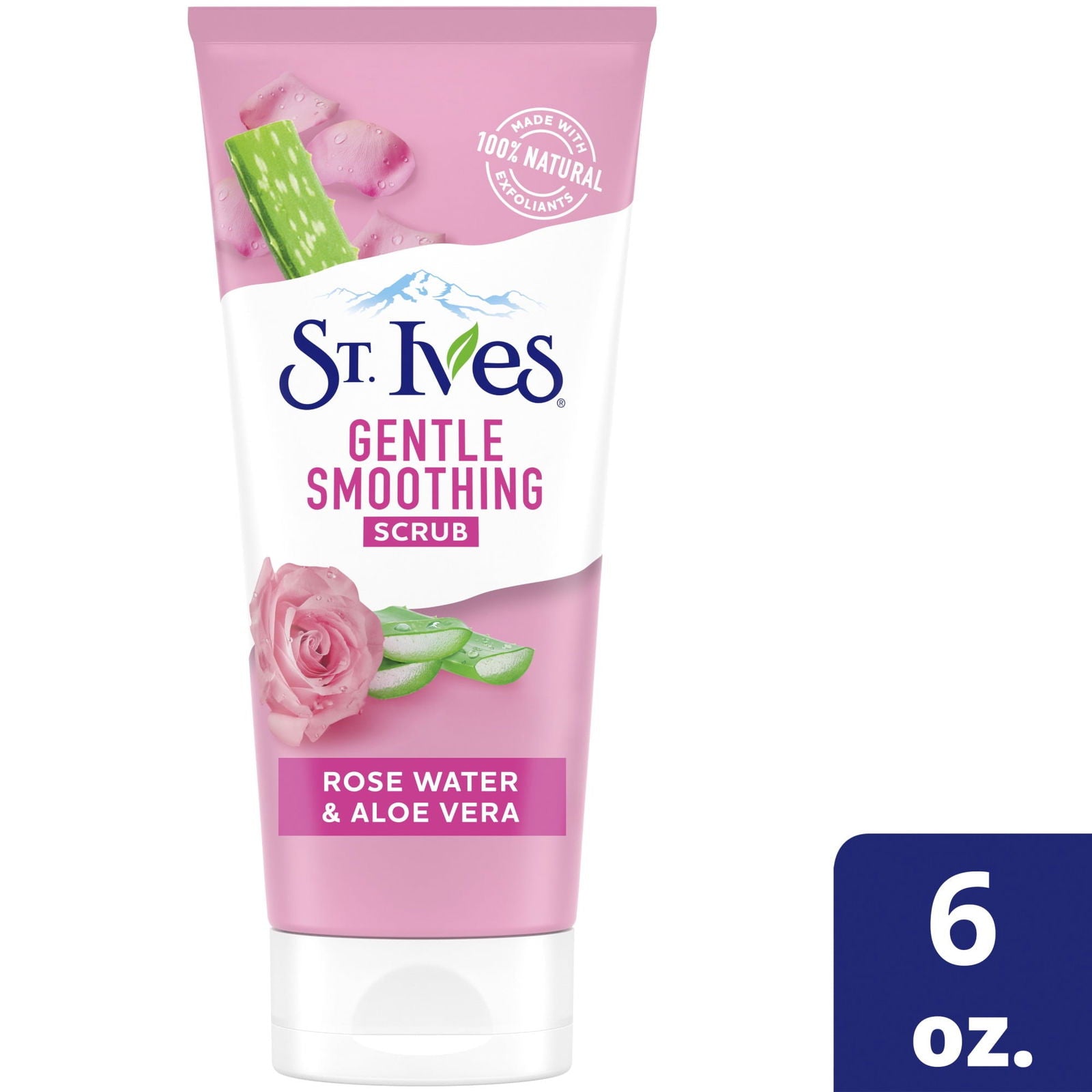 ST. Ives Face Scrub Rosewater + Aloe 6oz - Afro Beauty Store 