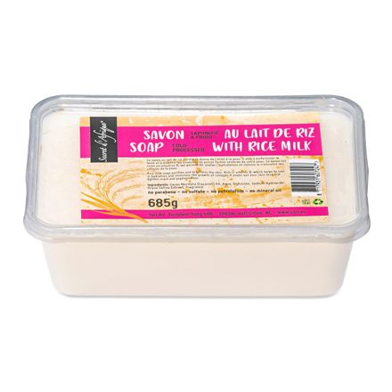 Secret d'Afrique Soap with Rice Milk Cold Processed 685g - Afro Beauty Store 