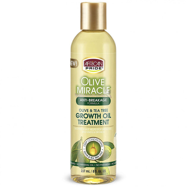 African Pride Olive Miracle Growth Oil 237ml